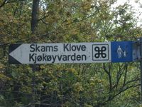 Skams Klove Schild